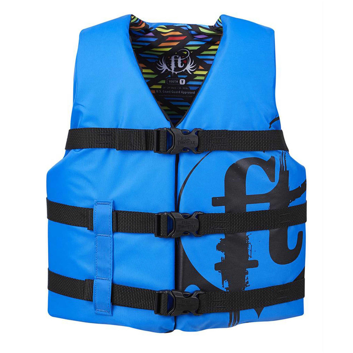 Full Throttle Youth Nylon Life Jacket