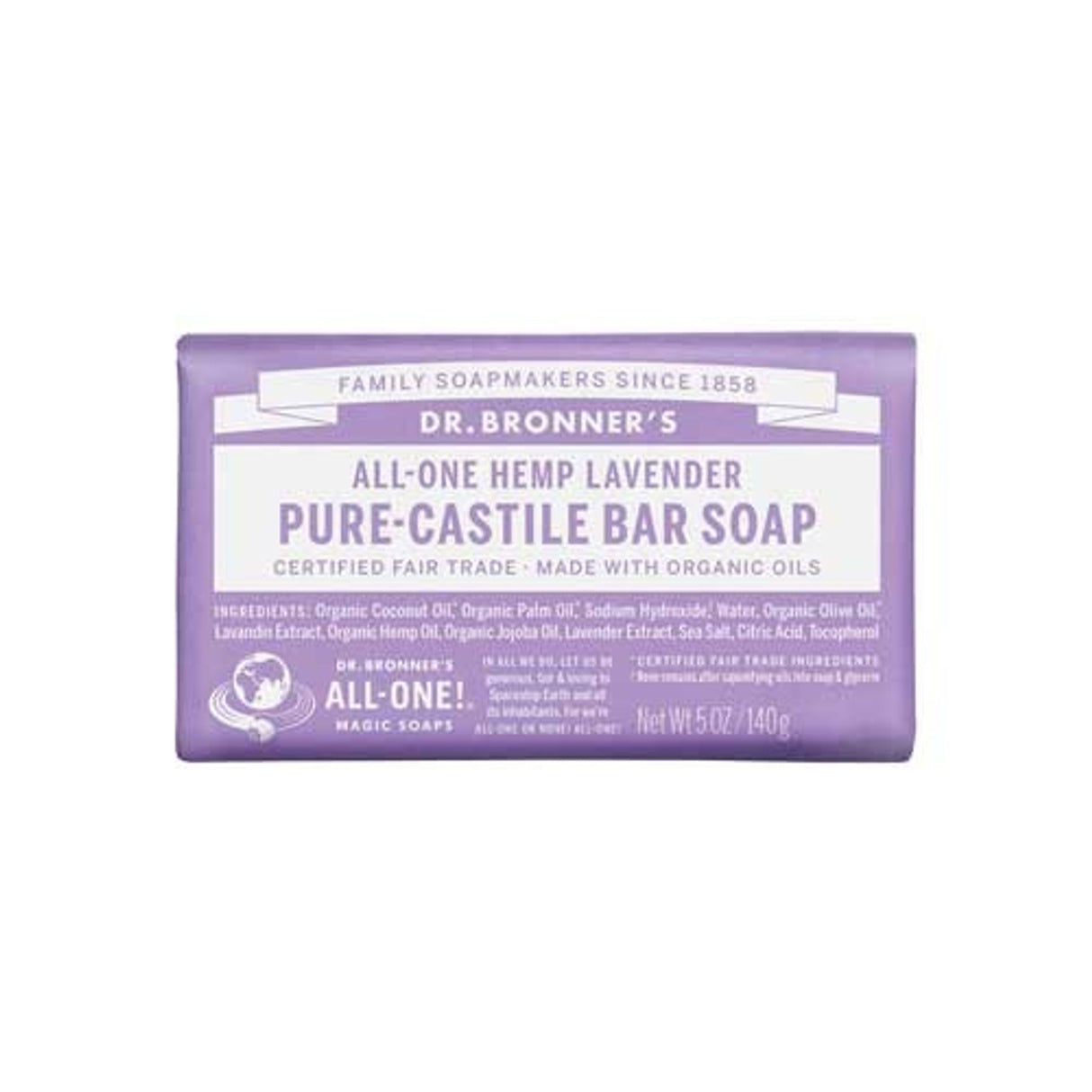 Dr. Bronner's All-One Bar Soap