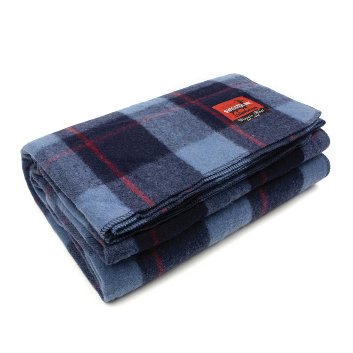 Swiss Link Classic Wool Plaid Blanket