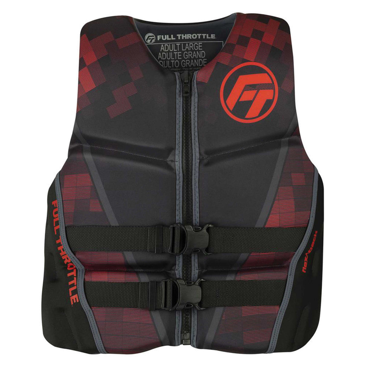 Full Throttle Men's Hinged Rapid-Dry Flex-Back Vest