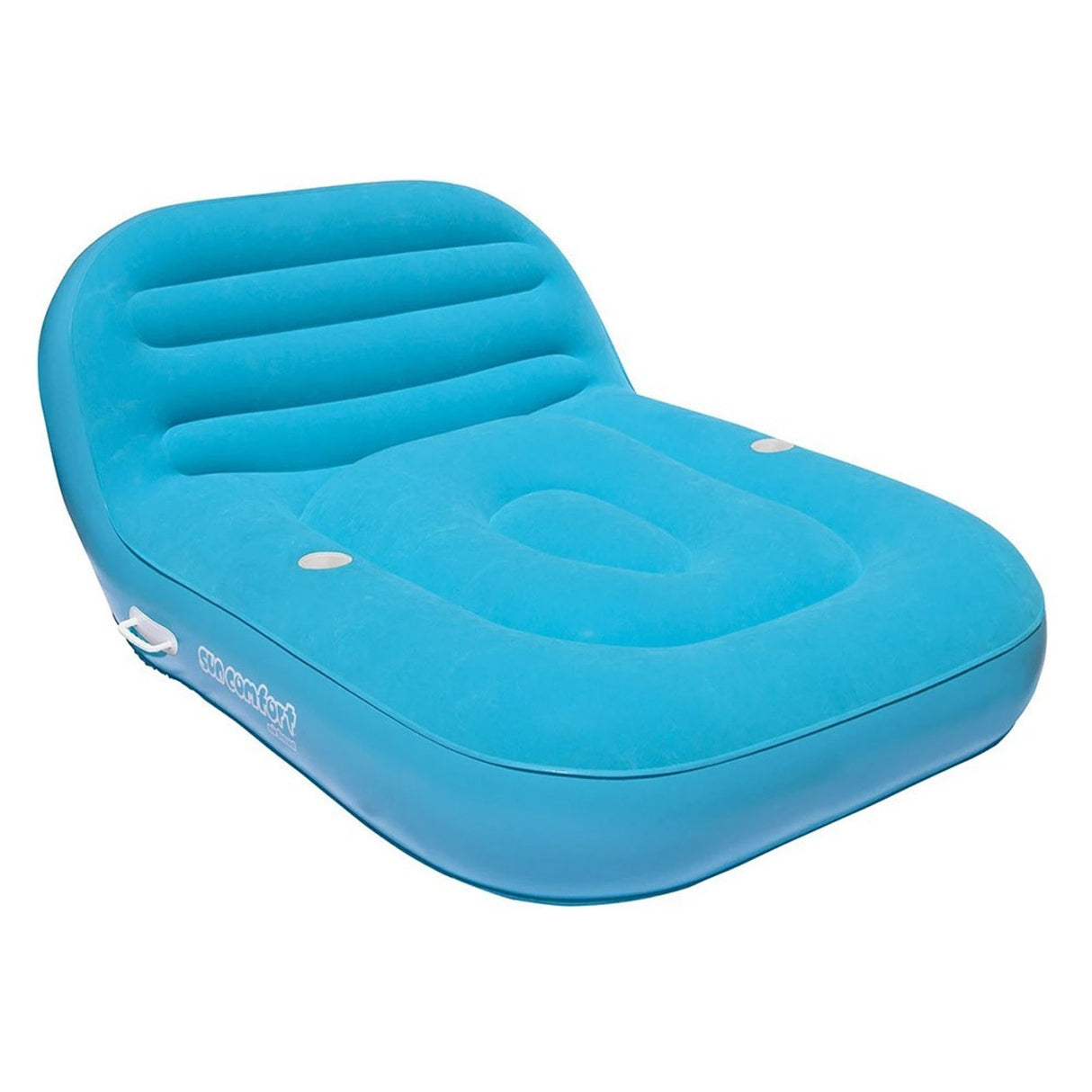Airhead Sun Comfort Cool Suede Double Chaise Lounge Pool Float