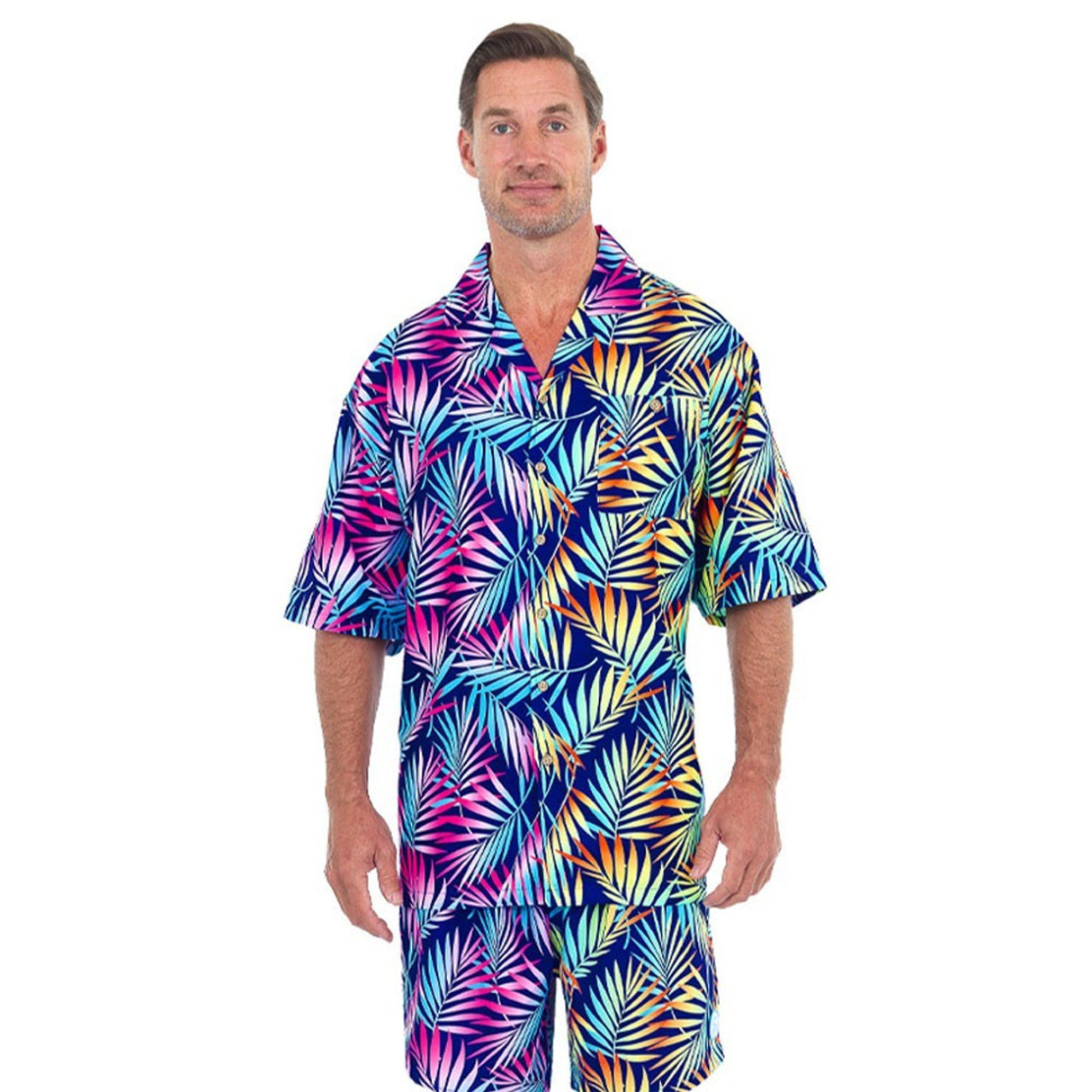 UZZI Men's Hawaiian Shirt