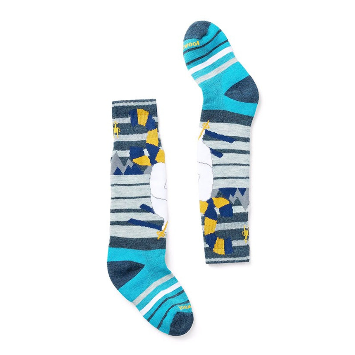 Smartwool Kids Wintersport Full Cushion Yeti Pattern Over The Calf Socks