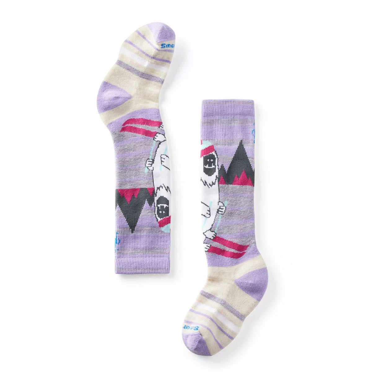 Smartwool Kids Wintersport Full Cushion Yeti Pattern Over The Calf Socks