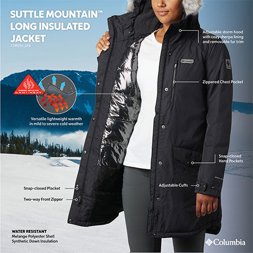 Columbia Women's Suttle Mountain Long Insulated Jacket