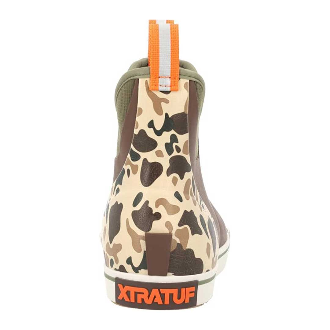 XtraTuf Men's Ankle Deck Boot - Bison & Duck Camo