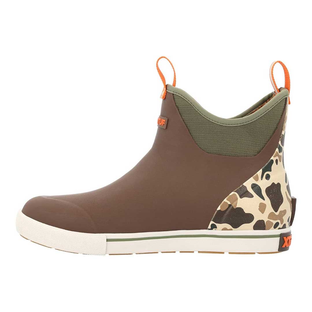 XtraTuf Men's Ankle Deck Boot - Bison & Duck Camo