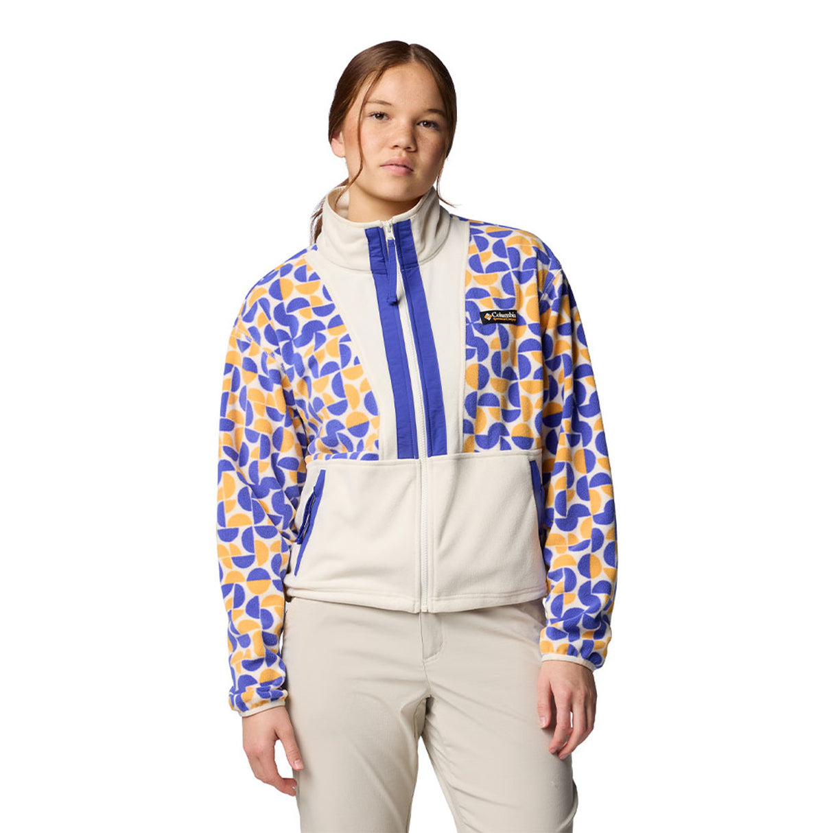 Columbia Women's Backbowl II Printed Full Zip Fleece Jacket