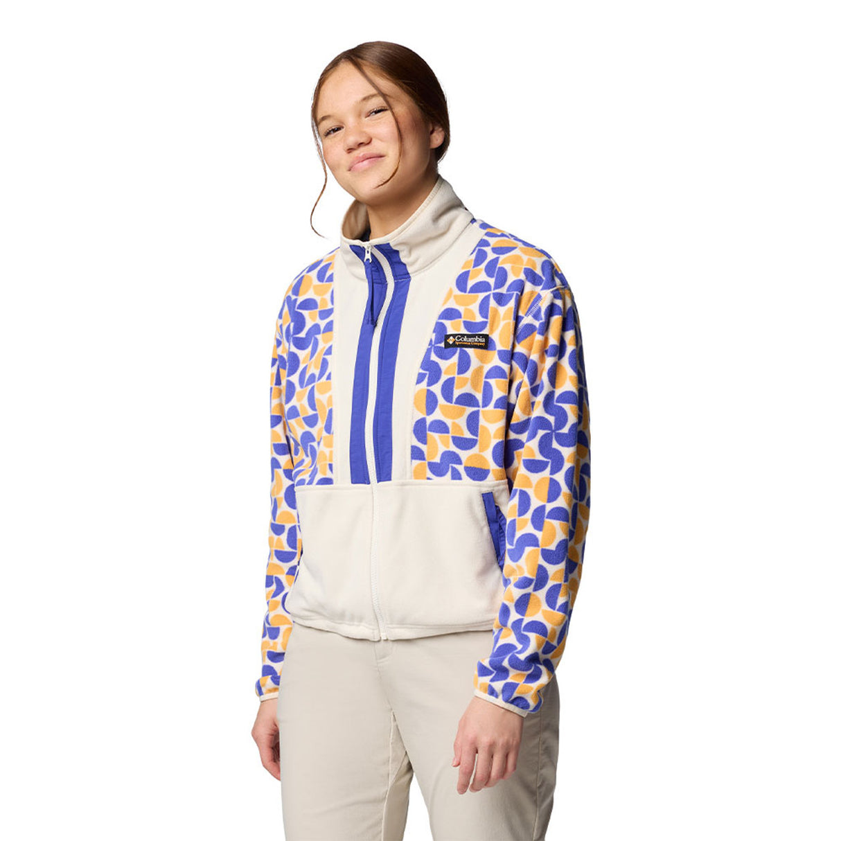 Columbia Women's Backbowl II Printed Full Zip Fleece Jacket