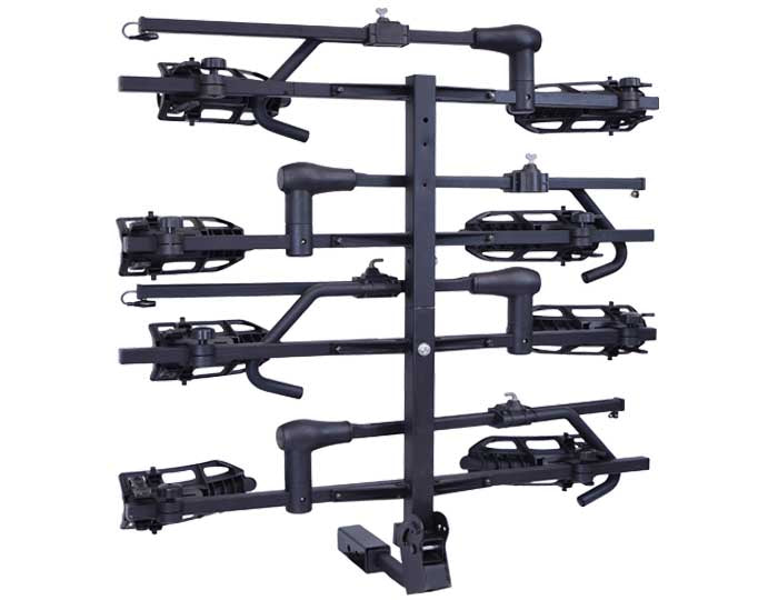 Malone Auto Racks Pilot HM4 - Hitch Mount Platform 4 Bike Carrier