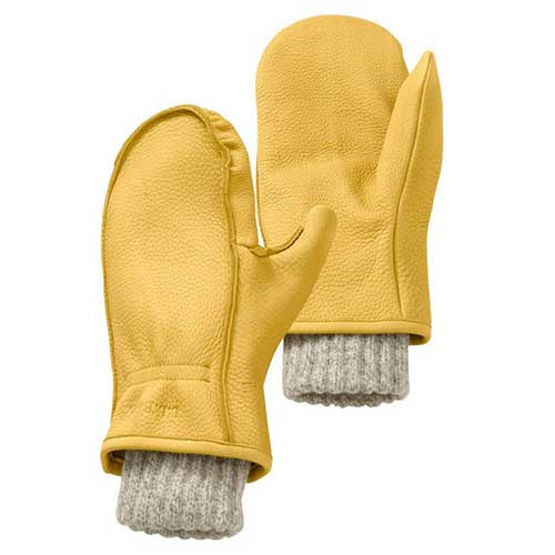 L.L. Bean Men's Classic Buckskin Chopper Mittens