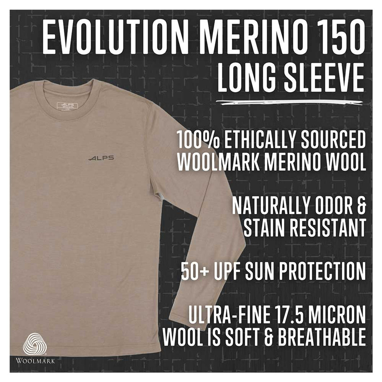 ALPS Mountaineering Evolution Merino 150 Long Sleeve