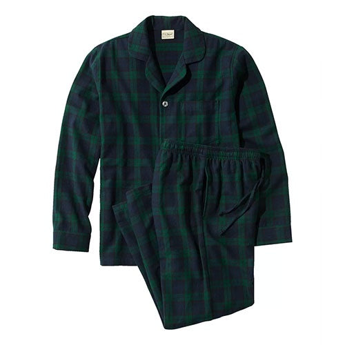 L.L. Bean Men's Scotch Plaid Flannel Pajamas