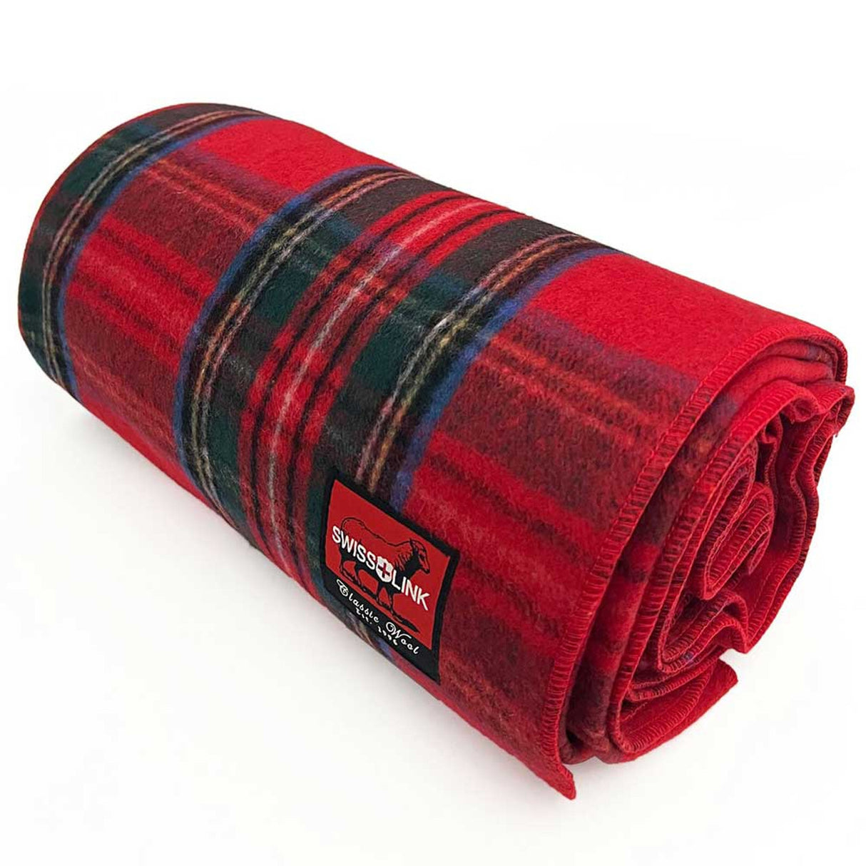 Swiss Link Royal Stewart Classic Wool Blanket