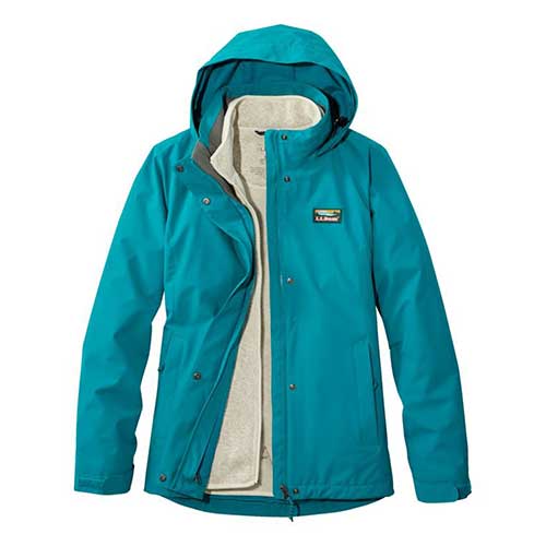 L.L. Bean Women's Sweater Fleece 3-in-1 Jacket