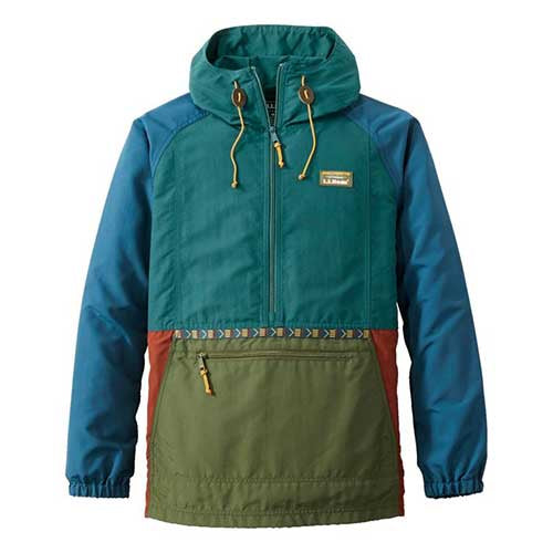 L.L. Bean Men's Mountain Classic Anorak, Multi-Color