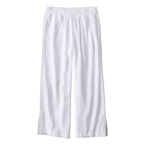 L.L. Bean Women's Cloud Gauze Wide-Leg Pant, Regular