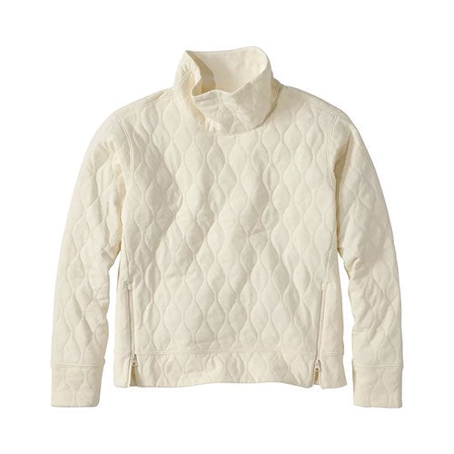 L.L. Bean Women's VentureSoft Quilted Funnelneck Pullover