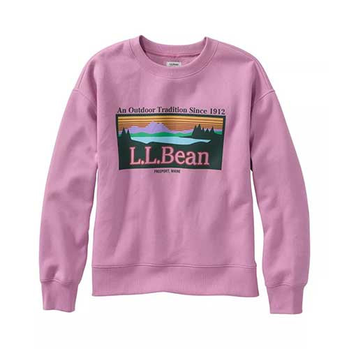 L.L. Bean Women's Essentials Logo Crewneck Sweatshirt