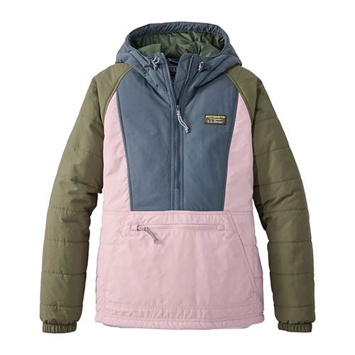 L.L. Bean Women's Mountain Classic Insulated Anorak, Color Block