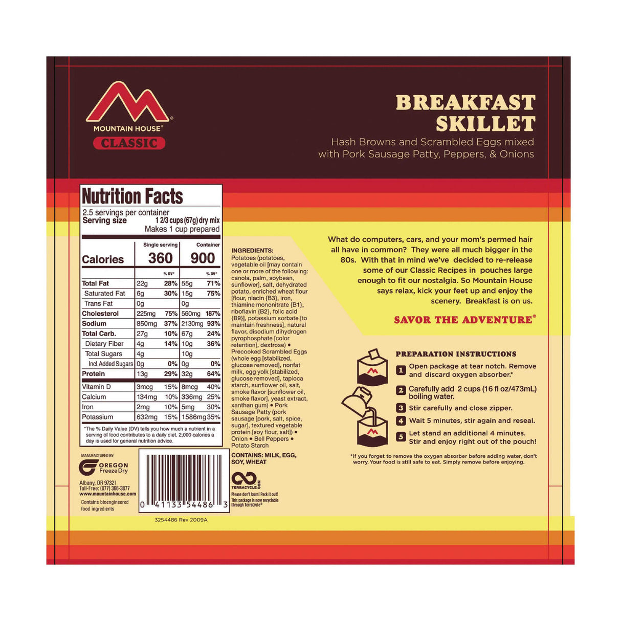 Mountain House Classic Breakfast Skillet