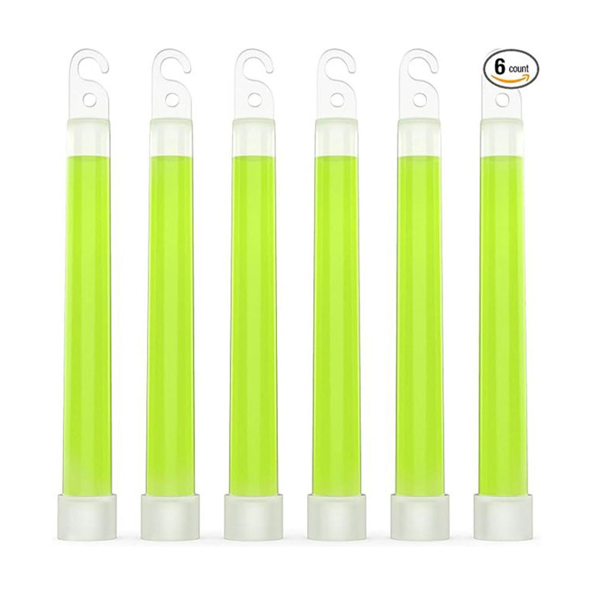 Swiss Safe Premium 6" Emergency Ready Glow Sticks - 6 Pack