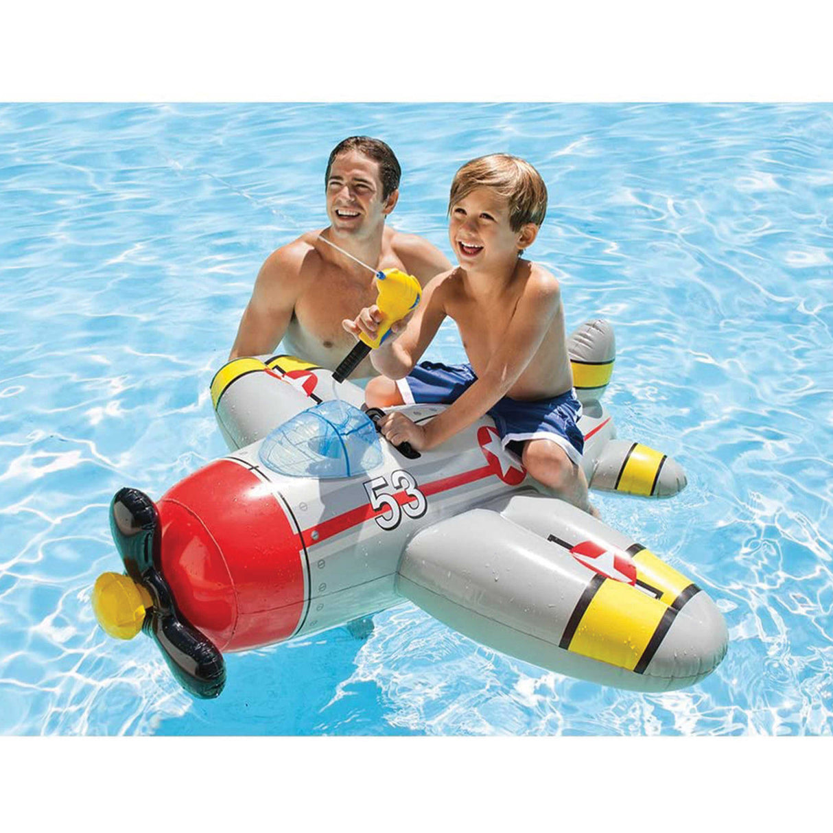 Intex Inflatable WaterGun Plane Ride On