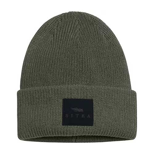 Sitka Double Cuff Acrylic Knit Beanie