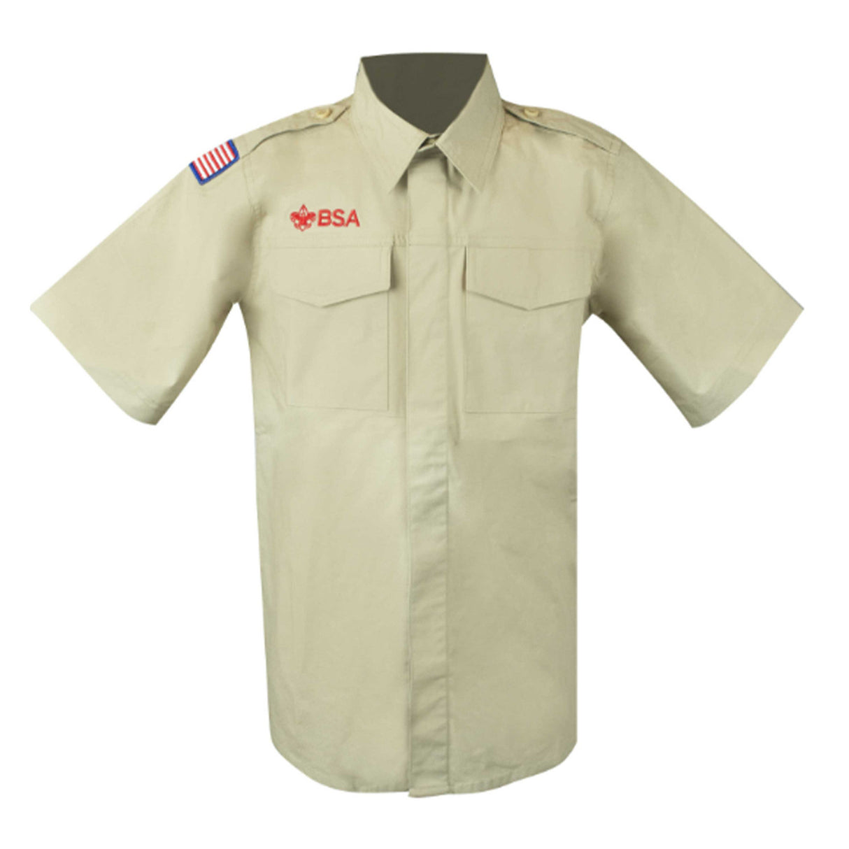 Boy Scouts of America Uniform Khaki Short Sleeve Shirt