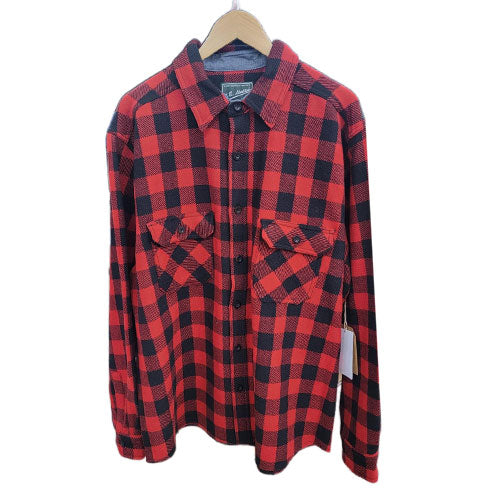 Outrageous Incorporated Men's Buffalo Check Wool Shirt