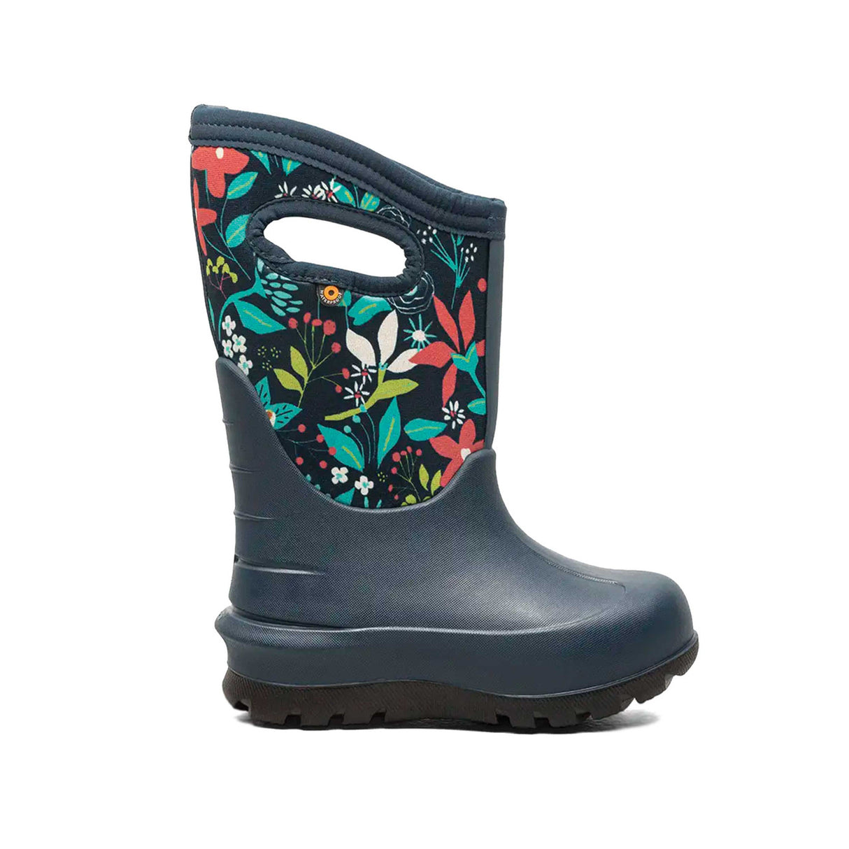 BOGS Footwear Kids Neo-Classic Cartoon Flower Winter Boot