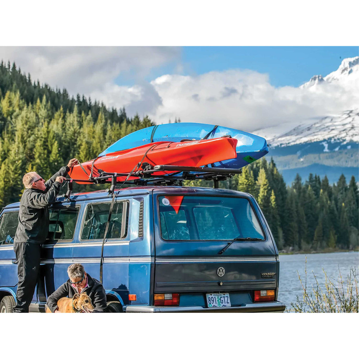 Yakima SweetRoll Rooftop Kayak Saddle & Roller Mount