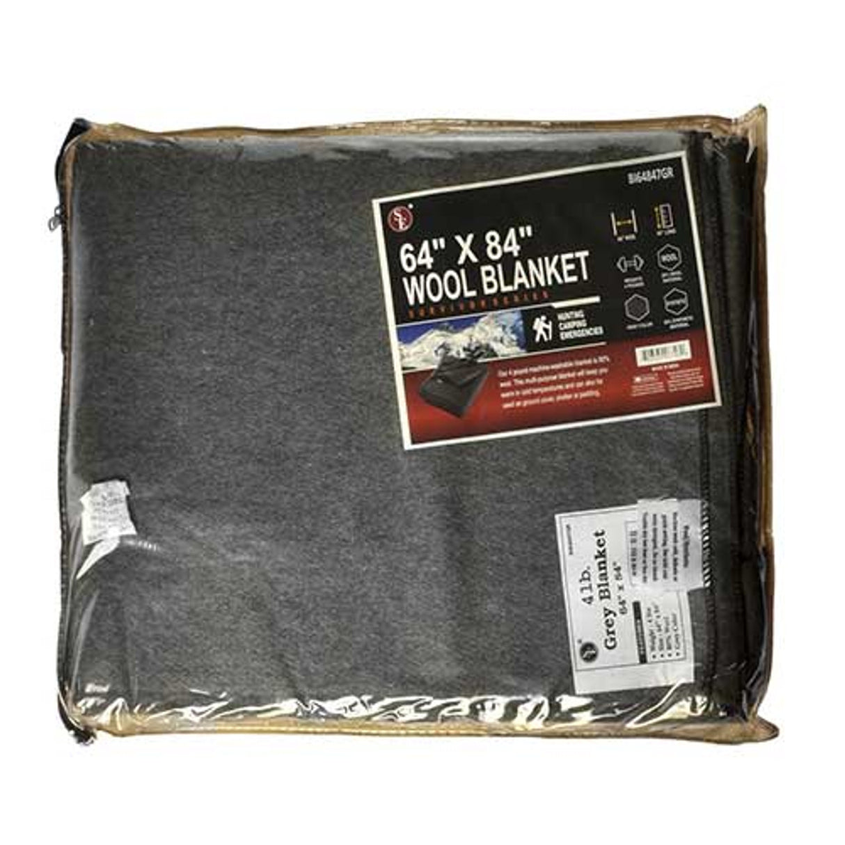 Sona Enterprises 64" x 84" Wool Blanket