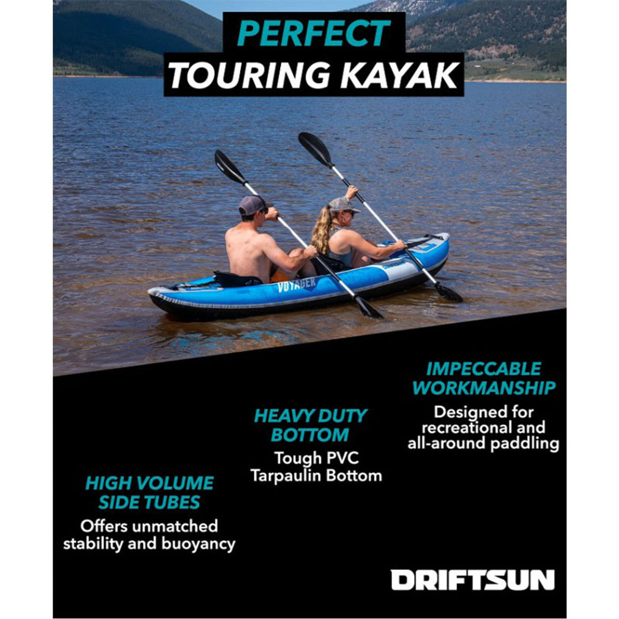 Driftsun Voyager 2 Person Inflatable Kayak