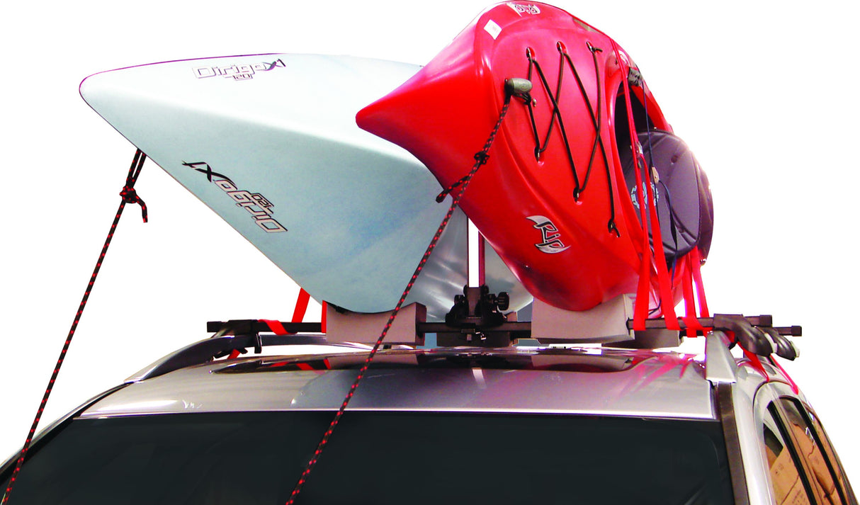 Malone Stax Pro 2 Kayak Carrier w/Tie Downs - Post Style, Folding