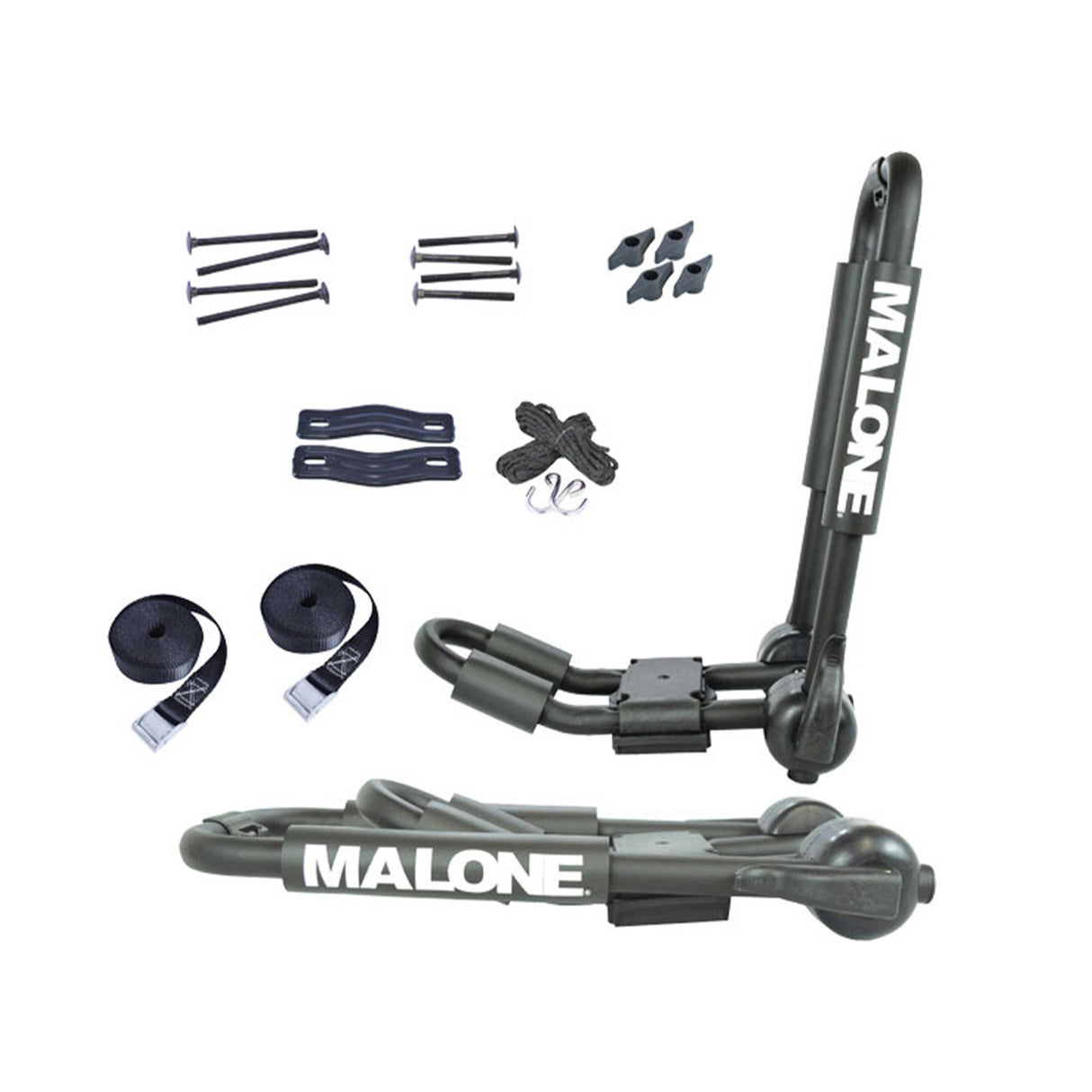 Malone FoldAway-J Kayak Carrier with Tie-Downs