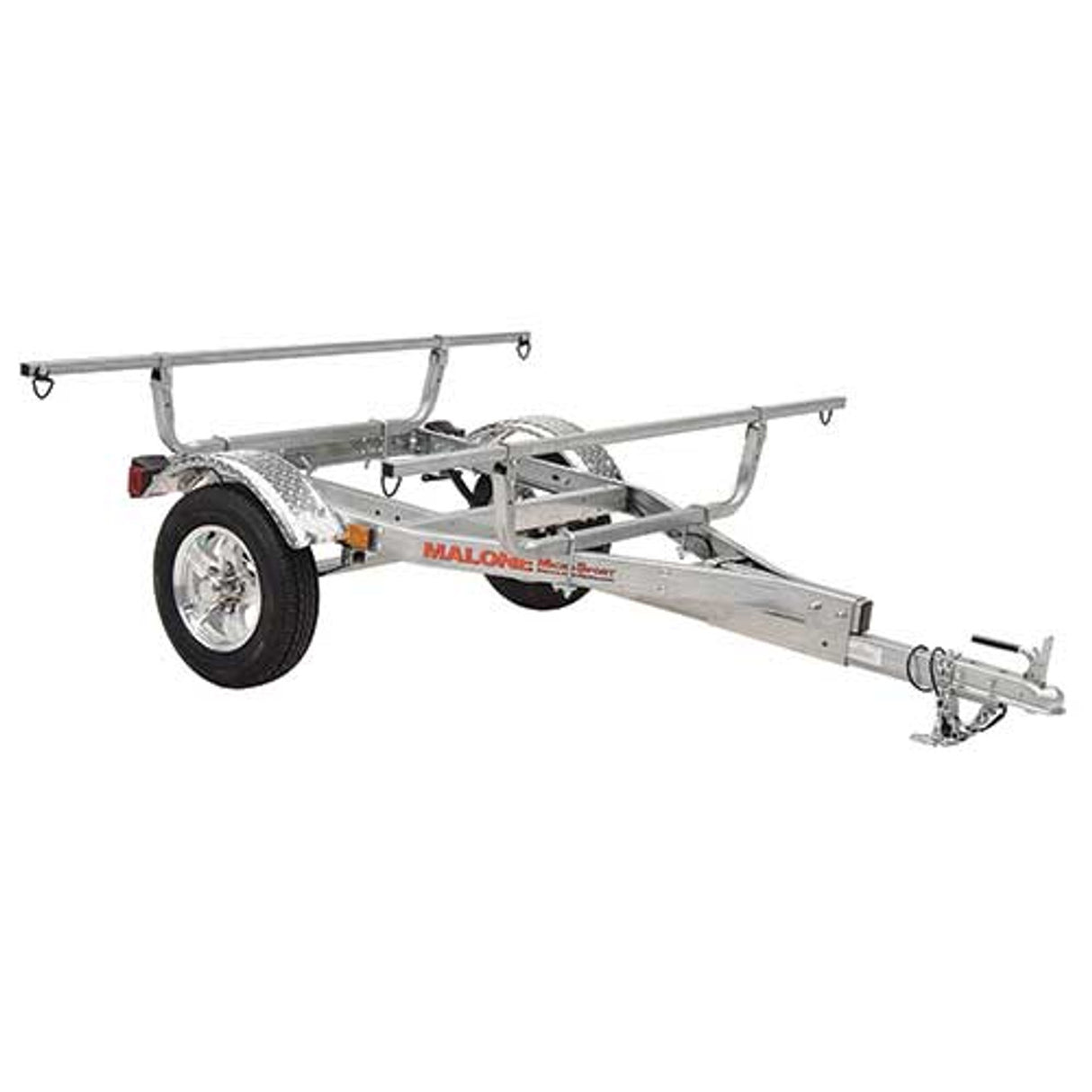 Malone MicroSport XT Trailer with Aluminum Wheels, Fenders & Retractable Tongue Kit