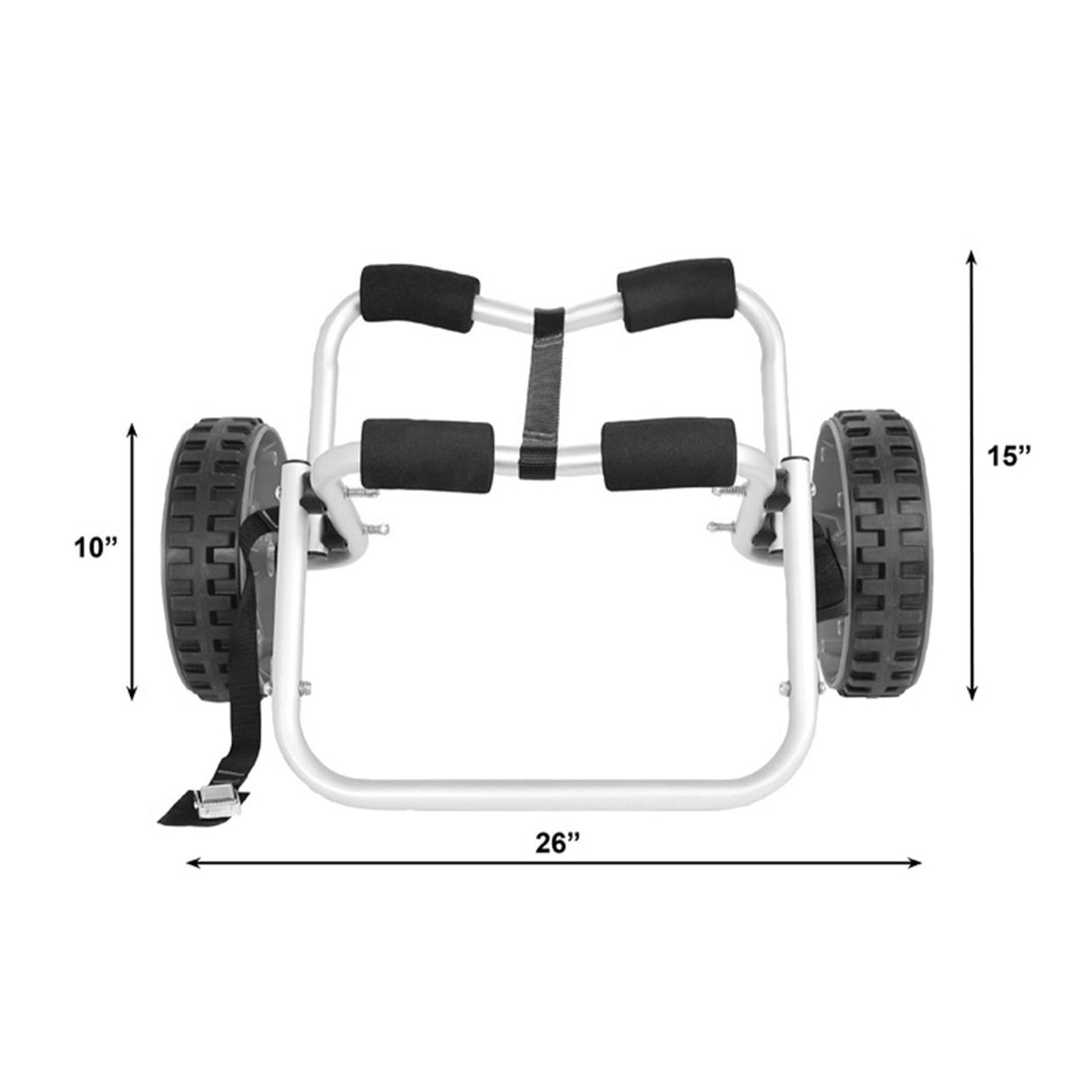 Malone Nomad TRX Standard Kayak Cart with No-Flat Tires