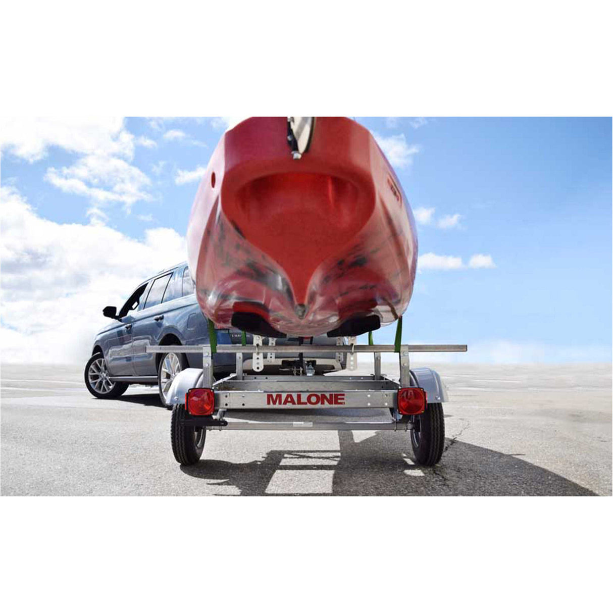 Malone EcoLight Single Kayak Trailer Package with 1 Set of Bunks
