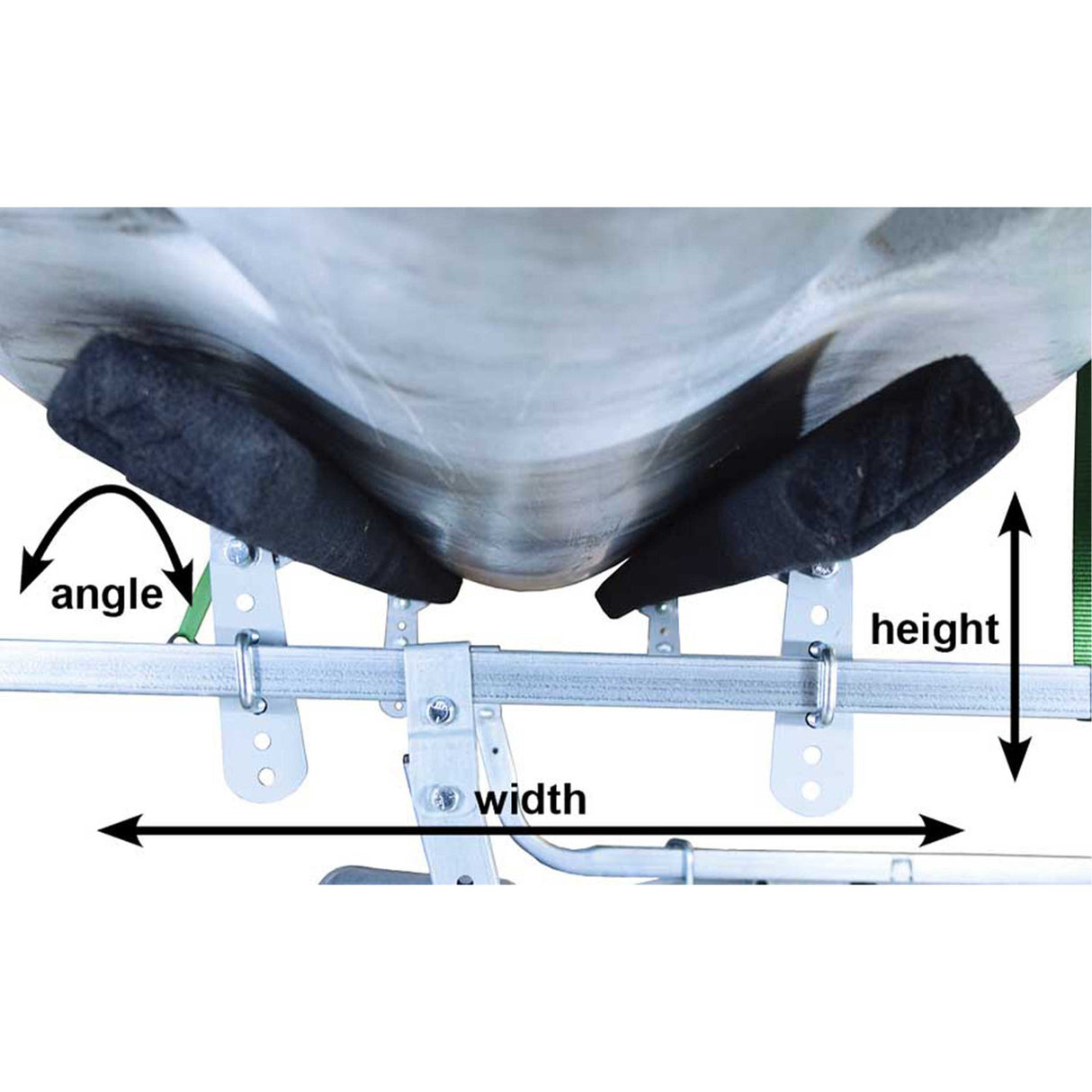 Malone EcoLight Single Kayak Trailer Package with 1 Set of Bunks