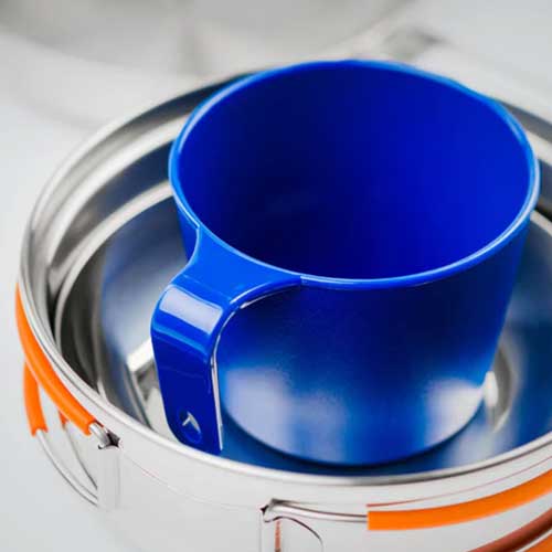 GSI Outdoors Glacier Stainless 1 Person Mess Kit