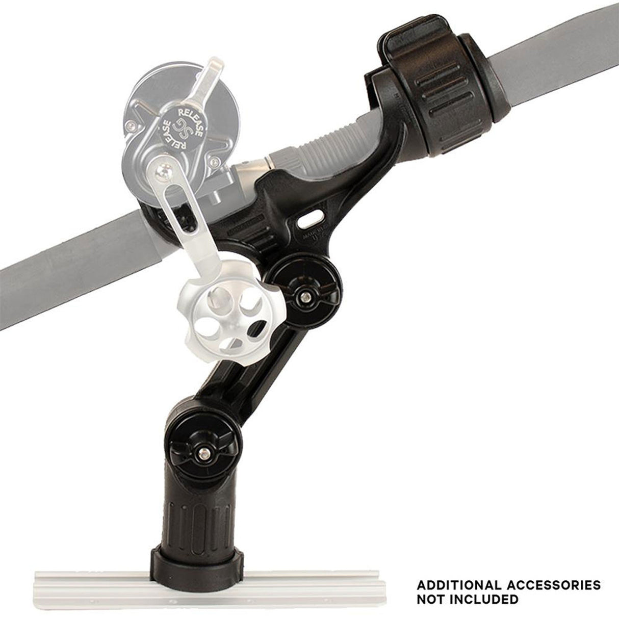 YakAttack Omega Pro Rod Holder with Track Mounted LockNLoad Mounting System