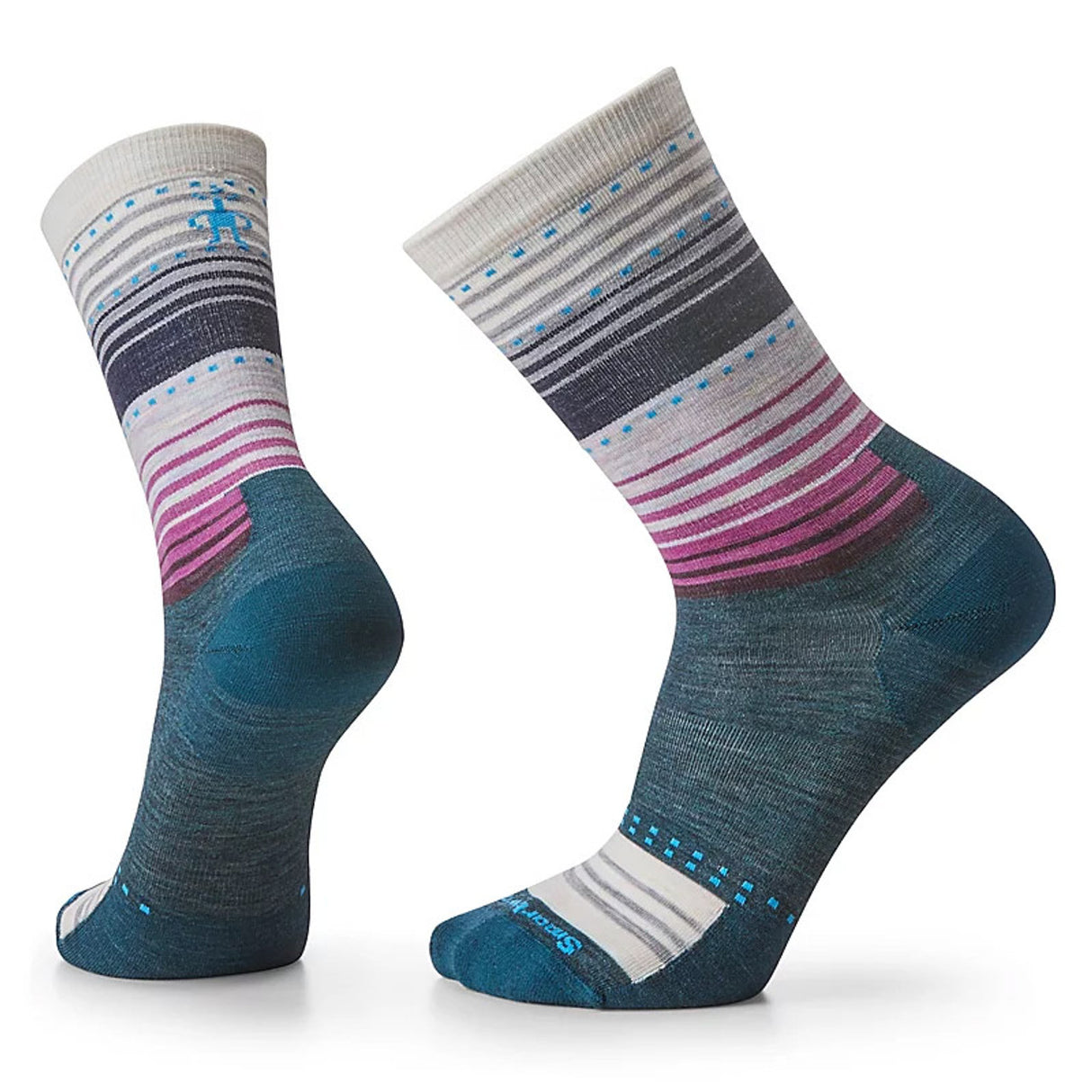 Smartwool Everyday Stitch Stripe Zero Cushion Crew Socks
