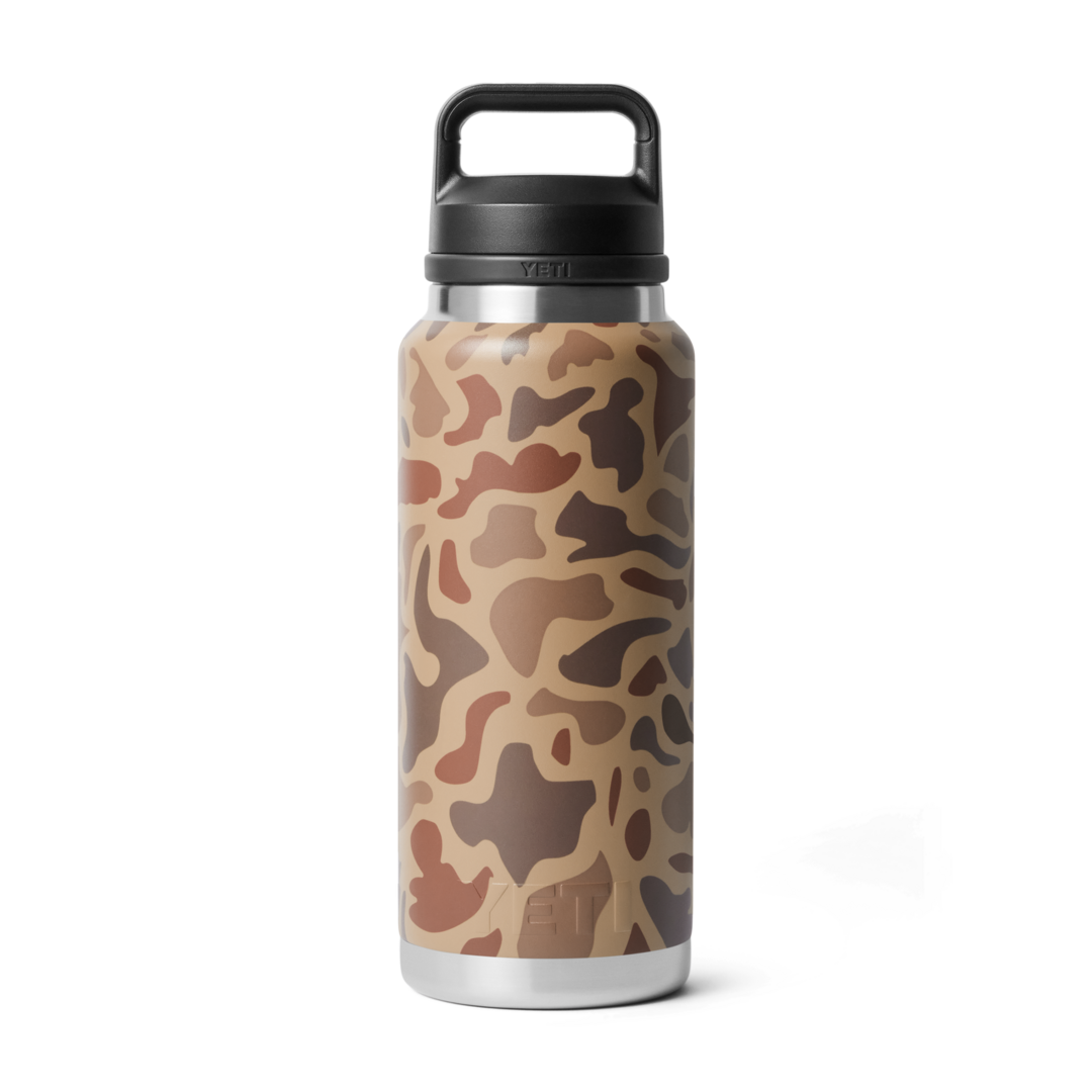 YETI Rambler 36 oz Water Bottle with Chug Cap - Wetlands Brown