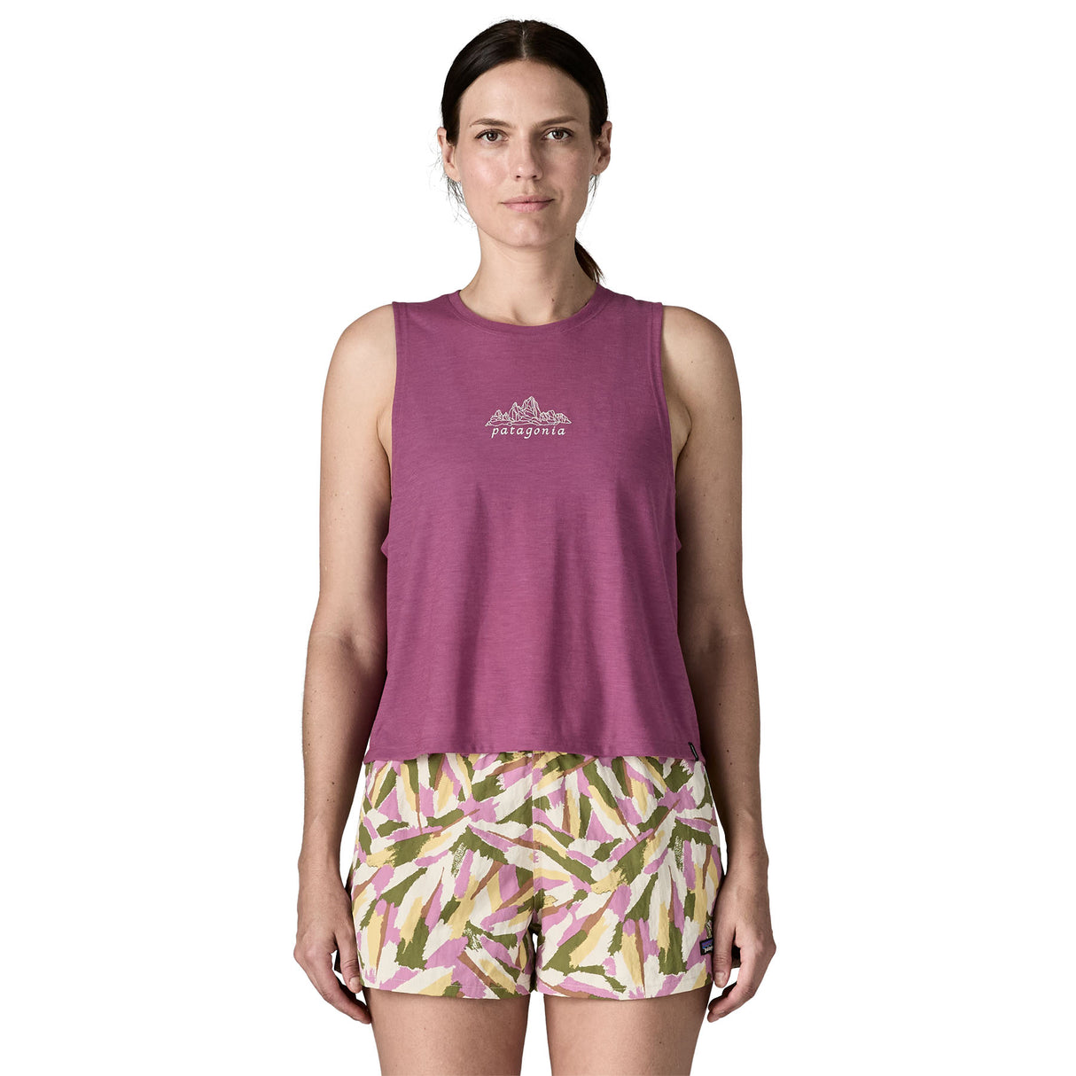 Patagonia Women's Capilene Cool Trail Cropped Tank Top