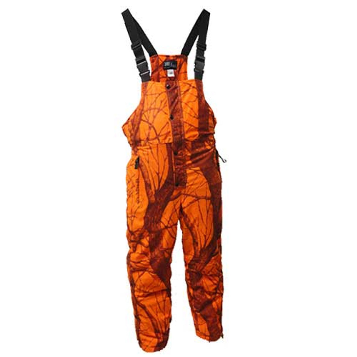 World Famous Sports Men's Blaze Orange Camo Bib Overalls | Sherper's