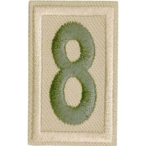 Scout Centennial Unit Numeral 8