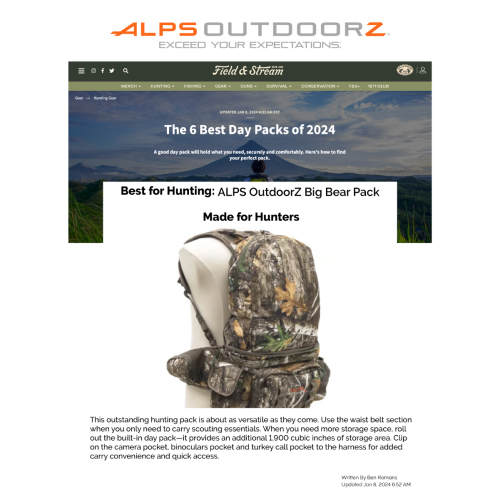 ALPS OutdoorZ Big Bear Expandable Day Pack