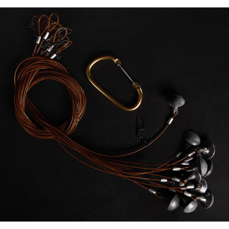 Heyday Texas Rigs with Carabiner 6 Foot 6 oz