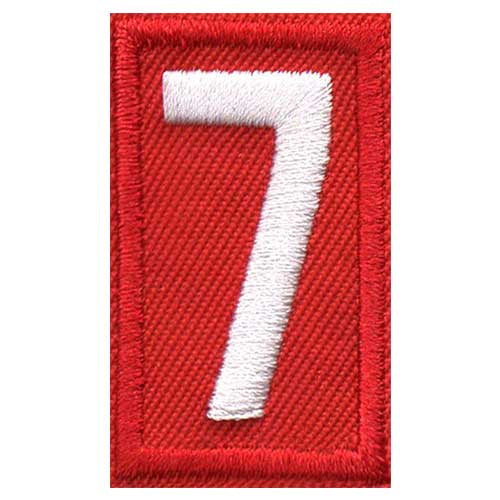 Scout Uniform Numeral Emblem 7